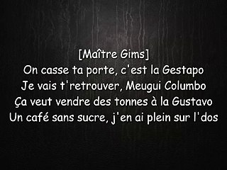Maitre Gims - Sapés comme jamais ft Niska (Parole)