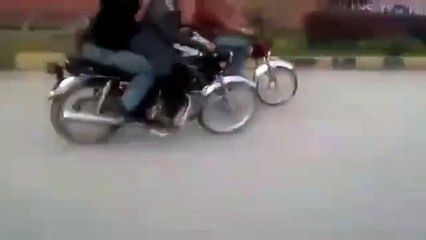 Download Video: Amazing Pakistani Bikers Stunts 2015