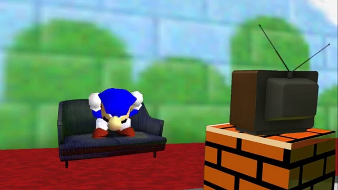 SM64 bloopers- Luigi Labyrinth