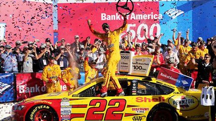 Logano Edges Harvick in Charlotte