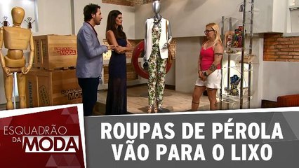 Roupas de Pérola vão para o lixo