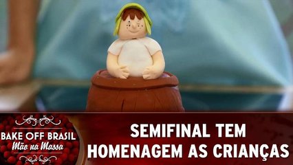 Semifinal tem homenagem as crianças