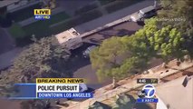 California High Speed LAPD Police Chase GTA Suspect In Stolen Honda Civic KABC