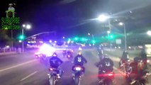 POLICE CHASE Motorcycle Messing With COPS Street Bike CRASH ACCIDENT Running From The COP