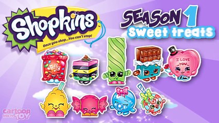 Shopkins Season 1 Sweet Treats Team by Cartoon Toy Web TV