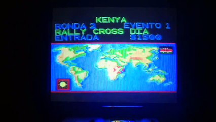 GAMEPLAY   POWER DRIVE (MEGADRIVE)   RALLY 2 KENYA