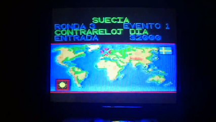 GAMEPLAY   POWER DRIVE (MEGADRIVE)   RALLY 3 SUECIA