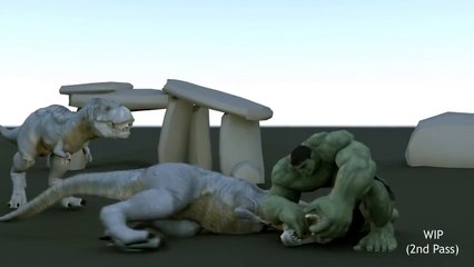 Phim hoạt hình 3D Cuộc chiến đấu giữa quái vật và khủng long