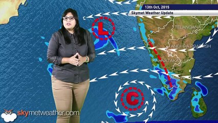 Weather Forecast for October 13, 2015 Skymet Weather