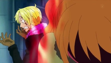 One Piece funny scene - Sanji and Nami regain their bodies