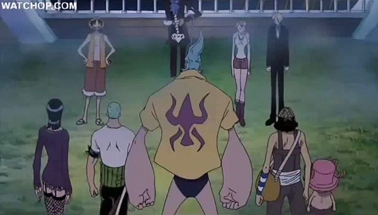 One Piece funny scene - Meet Brook