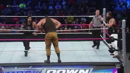 下载视频: Roman Reigns & Randy Orton vs. Bray Wyatt & Braun Strowman SmackDown