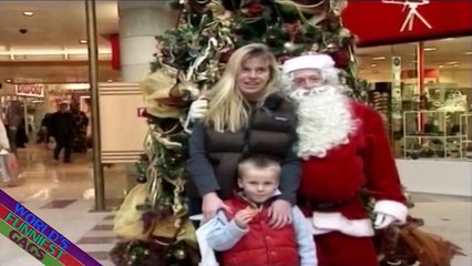 Naughty Santa Prank Santa groping lady butt gets hit