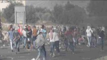 Decenas de palestinos heridos en choques en Cisjordania