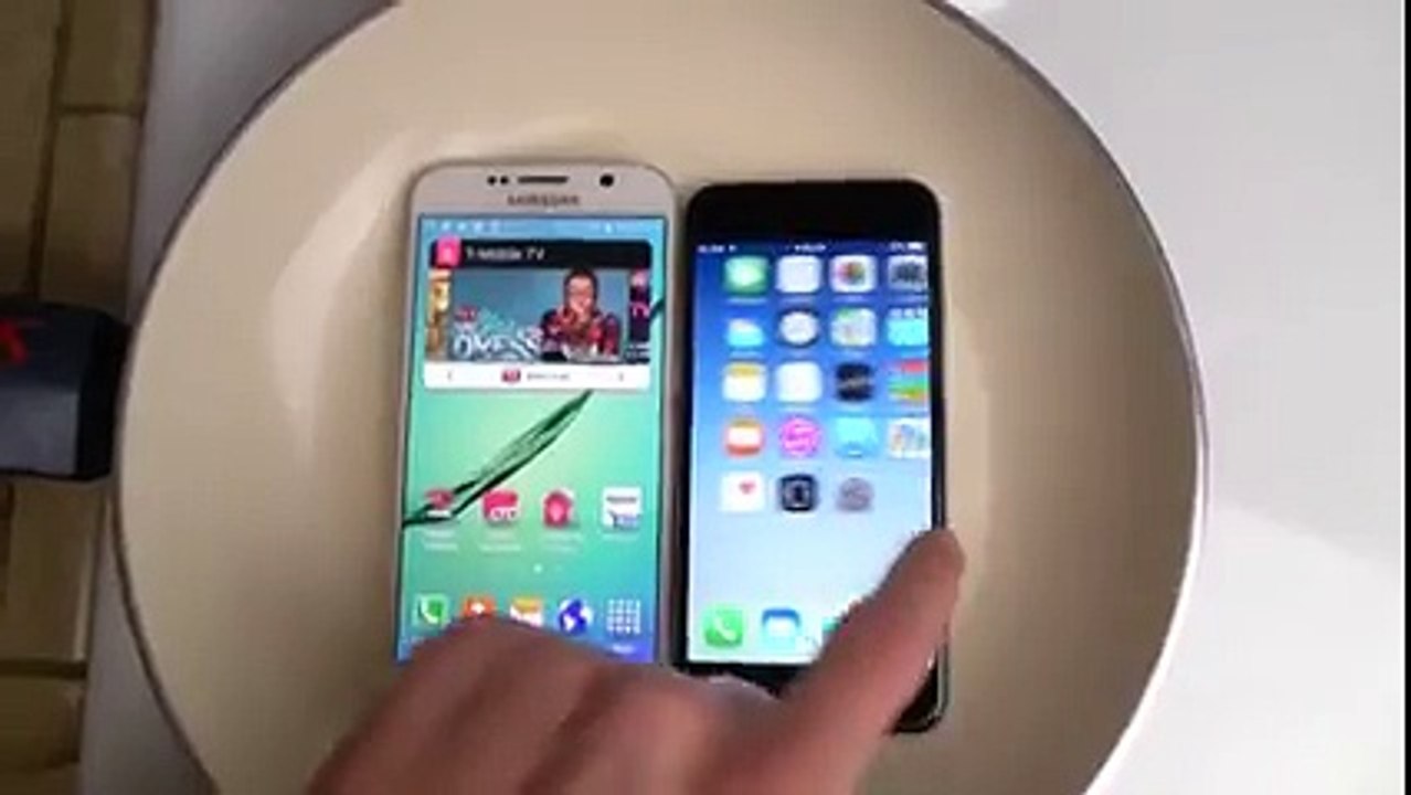Samsung Galaxy S6 ve iPhone 6 Kaynatılırsa Ne Olur-