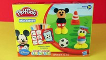 Play Doh Mickey Mouse Clubhouse Makeables 2014 DIY Donald Duck Mickey Mouse Playdough Disn