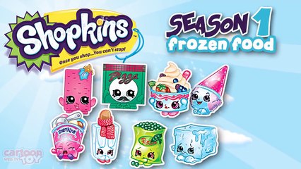 Shopkins Season 1 Frozen Food Team Characters by Cartoon Toy WebTV