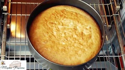 Банановый пирог с молоком