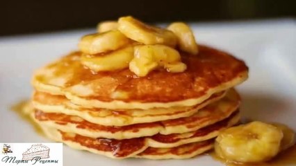 Банановые оладьи на кефире