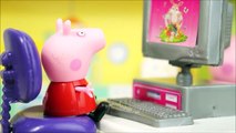 Pig George e Peppa Pig Ganham Presente no Dia das Crianças!! Em Português DisneyKidsToys