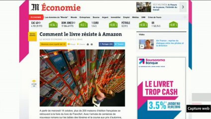 La Revue de Presse du 12 octobre 2015 par Hélène Jouan