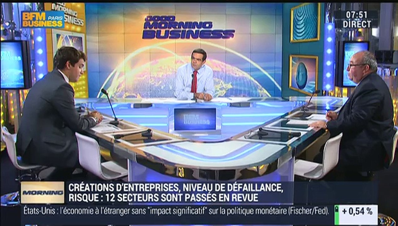Pouey International et BFM Business lancent un baromètre de la santé spécial pour les entreprises françaises: Emmanuel Lechypre et Benoît Piéchaud - 12/10