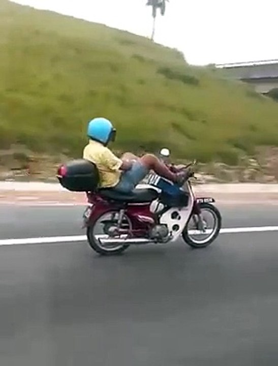 Dangerous biking..