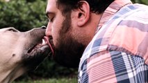 Dogs Kiss Their Humans In Slow Motion