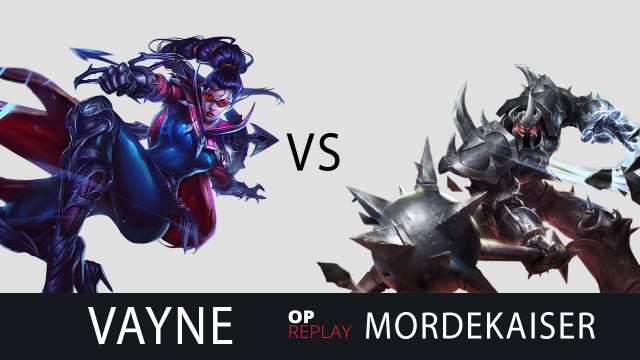 [Highlights] Vayne VS Mordekaiser - FNC Rekkles KR LOL SoloQ