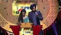 Gurpreet Ghuggi with Divya Dutta - PIFRA Awards
