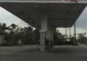 High Winds Sway Gas Station Canopy in Montana