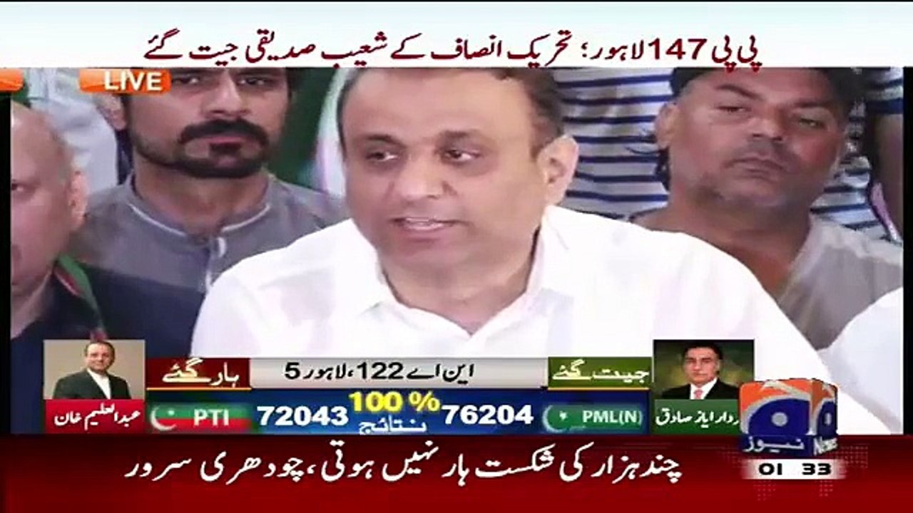 Nataij Hum Ne Nahi PMLN Ne Tasleem Karne Hain-Aleem khan - Wiglieys