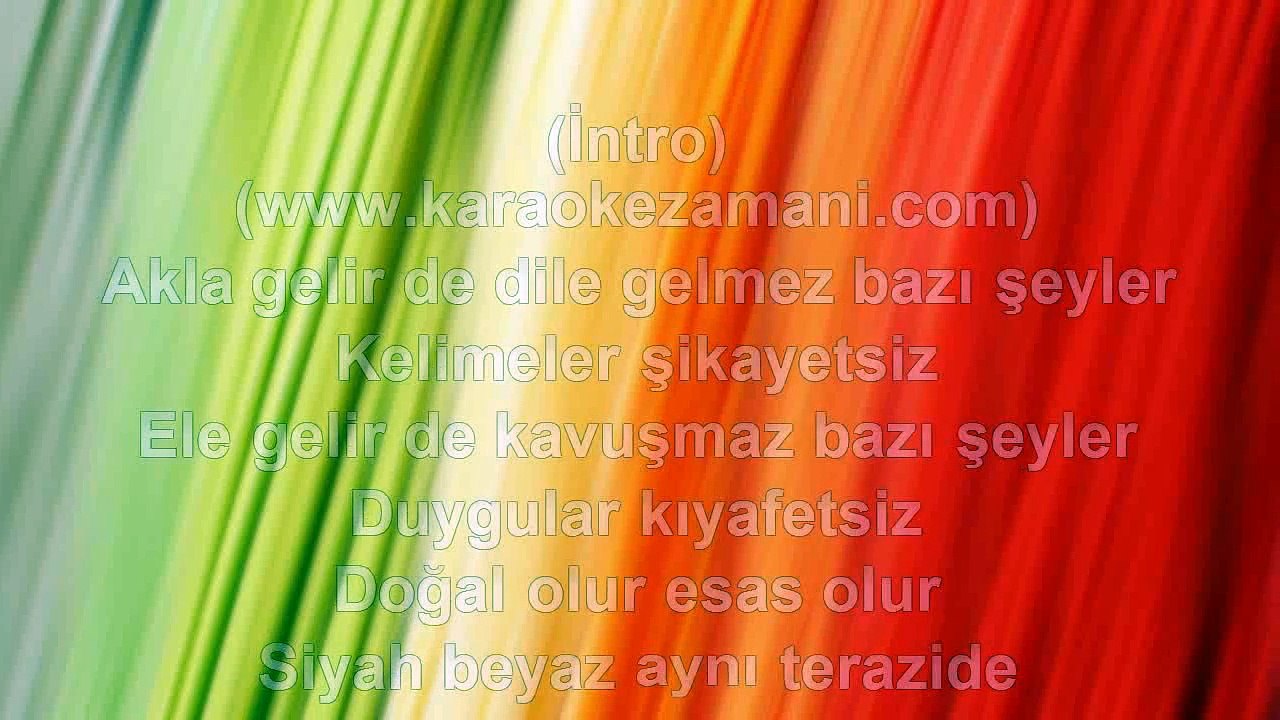 Kenan Doğulu - Aşka Türlü Şeyler - (2013) TÜRKÇE KARAOKE