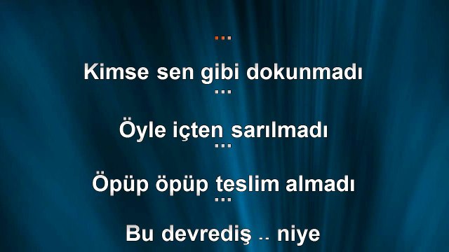 Kenan Doğulu - Bal Gibi - 2012 TÜRKÇE KARAOKE