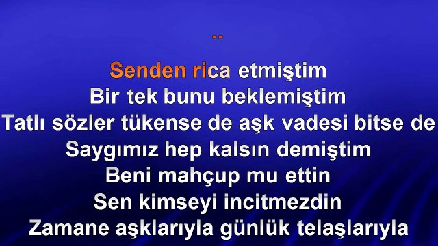 Kenan Doğulu - Rica - 2014 TÜRKÇE KARAOKE