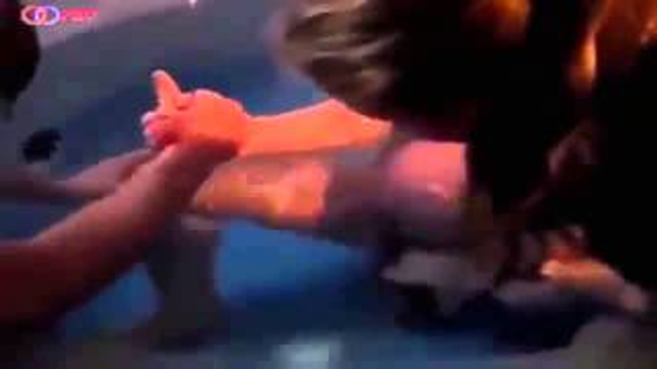 Peaceful home birth Natural waterbirth baby 360p 360p