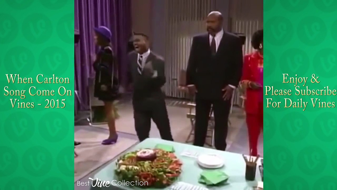 When Carlton Song Come On | The Carlton Dance Vine Compilation 2015 Fresh Prince