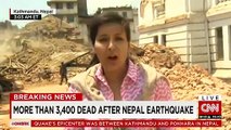 CNN Report | Destruction from Nepal Earthquake | Death toll could reach 10000
