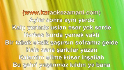 Kıraç - Beddua - 2013 TÜRKÇE KARAOKE