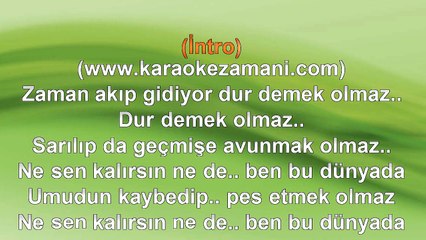 Kıraç - Zaman - 2002 TÜRKÇE KARAOKE