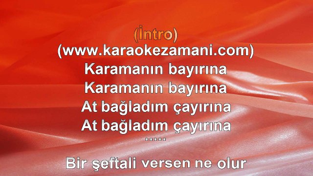 Kubat - Karaman - 2003 TÜRKÇE KARAOKE