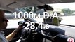 1000 m départ arrêté en Opel Corsa OPC