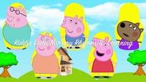 PEPPA PIG Finger Family Nesting Dolls Nursery Rhymes Peppa Pig Daddy Finger