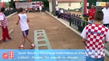Finale tir rapide en double U18, Challenge International Denis Ravera, Sport Boules, Monaco 2015