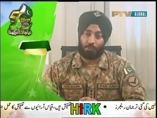 Mouth Breaking Reply to India By A Brave Sikh Soldier of Pakistan Army