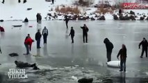 Massive RESCUE on Frozen Lake