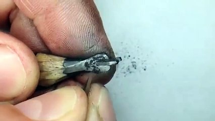 Artist Carves Two Hearts out of Pencil Tip