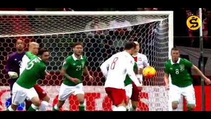 HIGHLIGHTS ● EC 2016 ► Poland 2 vs 1 Ireland - 11 Oct 2015 | English Commentary