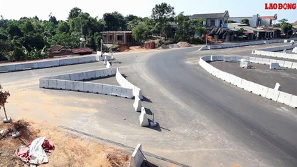 Quảng Trị: Nút giao thông chưa hoàn thiện gây mất an toàn giao thông