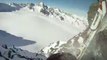 Finally released: Skier loses footing, falls off cliff (Captured by own GoPro)